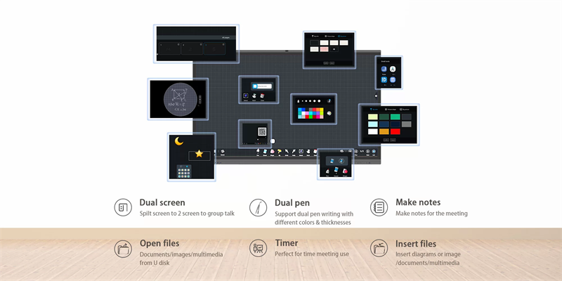 8-Capacitive Interactive Flat Panel