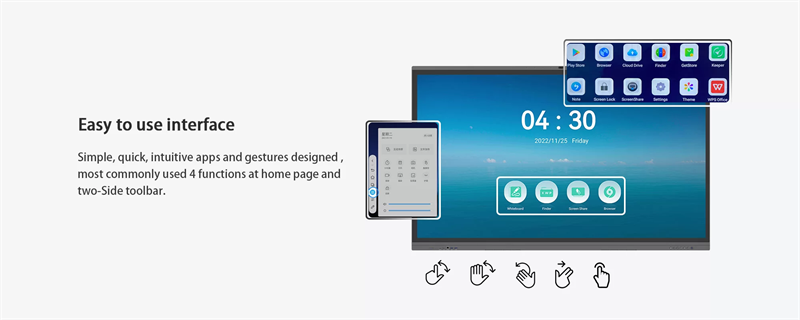 7-Capacitive Interactive Flat Panel